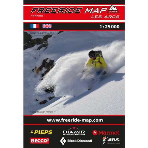 Freeride Map Les Arcs - Ski