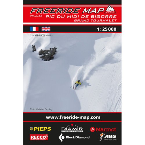 Freeride Map Pic du Midi de Bigorre/Grand Tourmalet - Ski