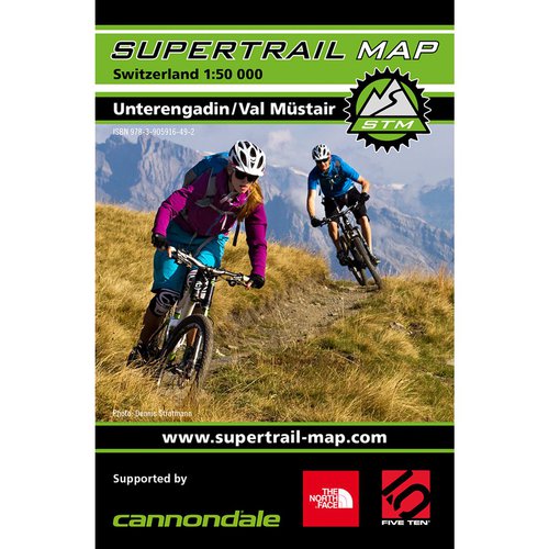 Supertrail Map Unterengadin / Val Müstair - MTB