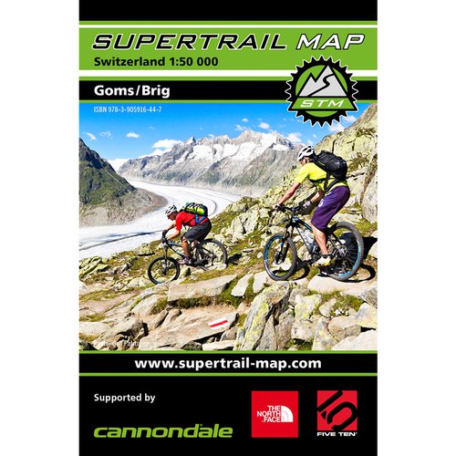Supertrail Map Goms / Brig - MTB