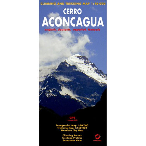 Climbing Map Cerro Aconcagua Karte