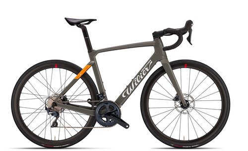 Wilier Triestina Wilier CENTO10 HYBRID DISC - 28 Zoll 250Wh 22K Diamant - grau weiss orange - 2022