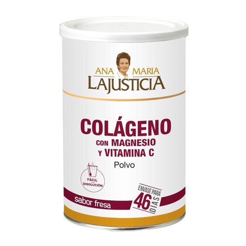 Ana Maria Lajusticia Collagen With Magnesium And C-vitamin 350g Neutral Flavour Weiß