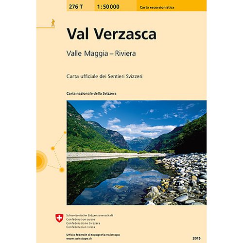 Swisstopo Val Verzasca 276T Wanderkarte 1:50 000