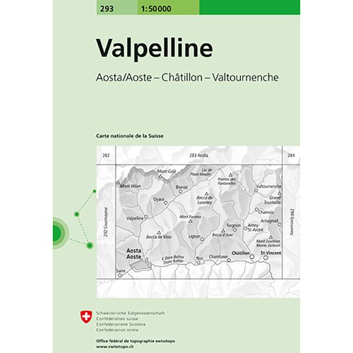 Swisstopo Valpelline 293 Landeskarte 1:50 000