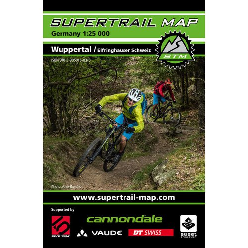 Supertrail Map Wuppertal / Elfringhauser Schweiz - MTB
