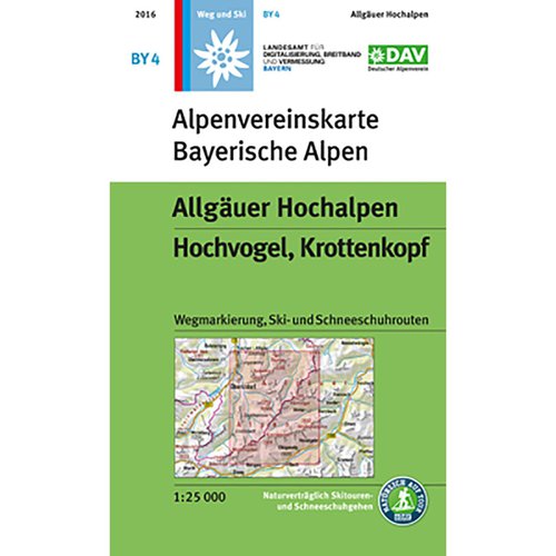 DAV AV-Karte BY 4 Allgäuer Hochalpen