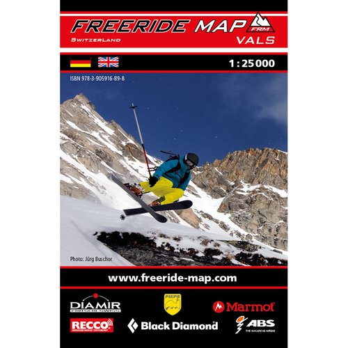 Freeride Map Vals - Ski