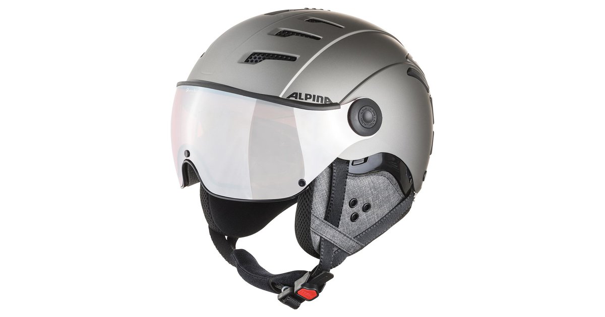 ALPINA Unisexe - Adultes, Jump 2.0 QV Casque De Ski, Rose Matt, 55