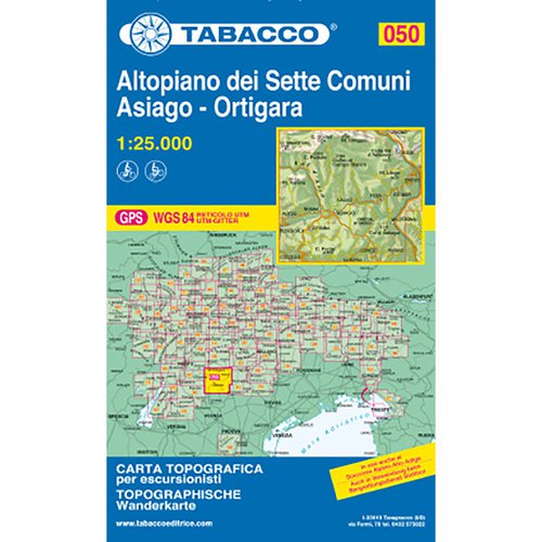 Tabacco Altopiano dei Sette Comuni-Asiago-Ortigara 050 Wk.