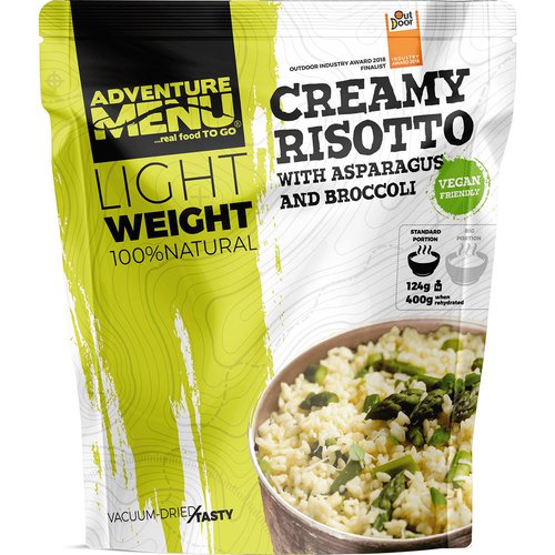 Adventure Menu Creme-Risotto mit Spargel und Brokkoli