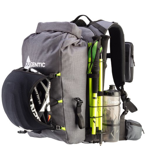 Outentic Hike and Bike 23L+ Phone Bag Rucksack (Grau)