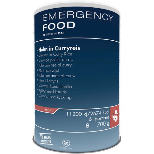Emergency Food Huhn in Curryreis