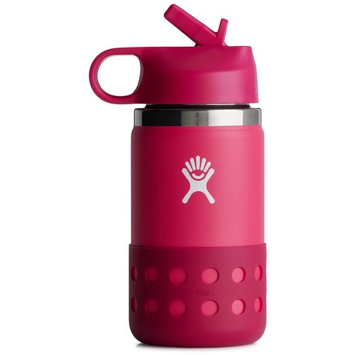 Hydro Flask Kinder 12oz Wide Mouth Straw Lid & Boot Isolierflasche