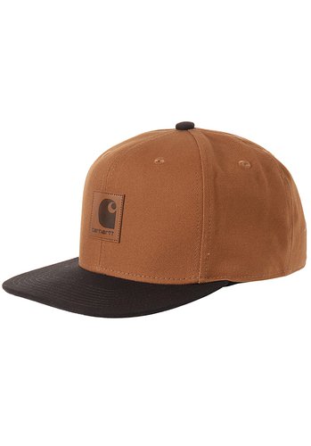 Carhartt WIP Logo Bi-Colored Snapback Cap - Braun