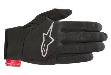 Alpinestars cascade gore windstopper handschuh schwarz   mittelgrau