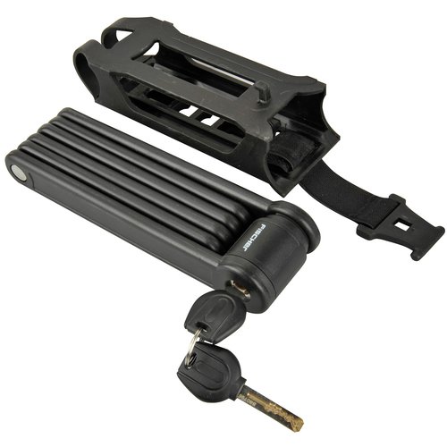 Fischer Fahrrad Fischer Faltschloss mit Halter 85 cm