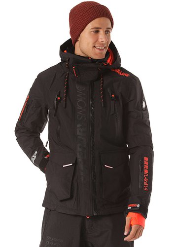 Superdry Ultimate Snow - Skijacke für Herren - Schwarz