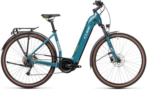 Cube Cube Touring Hybrid ONE 400 (2021) - 28 Zoll 400Wh 9K Wave - blue n green