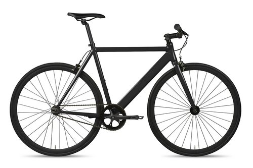 6ku Track Fixie  Singlespeed Fahrrad - Schwarz