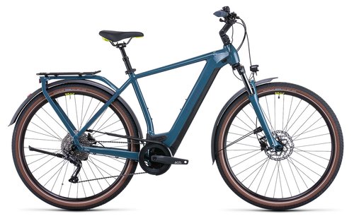 Cube Kathmandu Hybrid ONE 625 (2022) - 28 Zoll 625Wh 10K Diamant - teal n lime