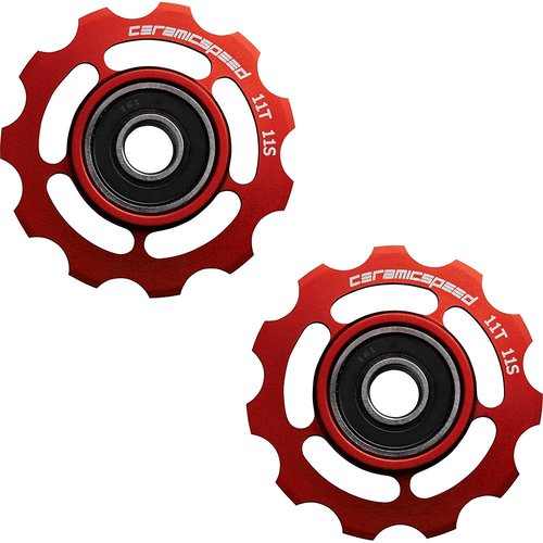 CeramicSpeed Schaltrollen - Rot}  - Campagnolo}