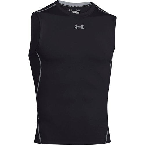 Under Armour Unde Armour Heatgear Armour Ärmelloses Top  - Schwarz - Stahl