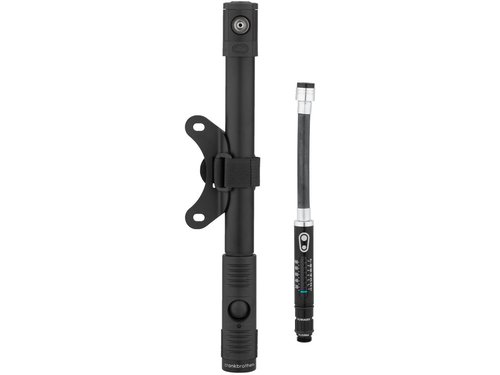 Crankbrothers Klic HP Minipumpe mit CO2-Adapter und Manometer