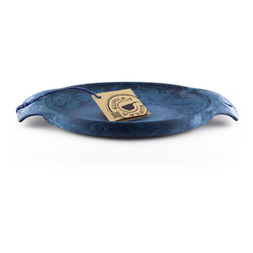 Kupilka Teller 44 Gr 440 ml blau/weiß
