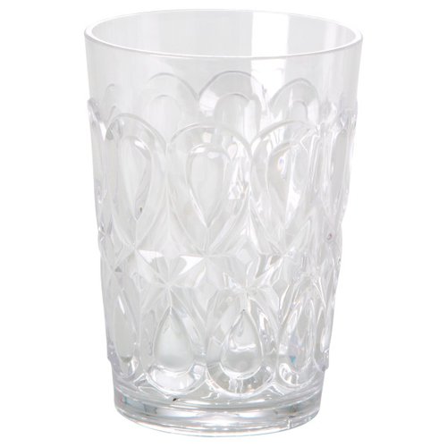 Rice Acrylic Tumbler with Swirly Embossed Detail Gr 500 ml rosa