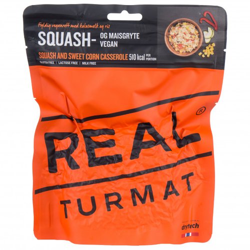 Real Turmat Squash and sweet corn casserole Gr 116 g