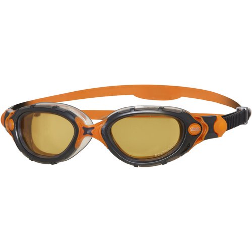 Zoggs Original Predator Flex Ultra Schwimmbrille (polarisierende Gläser) - Orange/Black