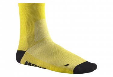 Mavic socken essential mid sock yellow