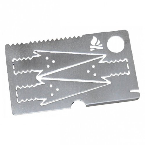 Bushcraft Essentials BE-Pfeilkarte metallic
