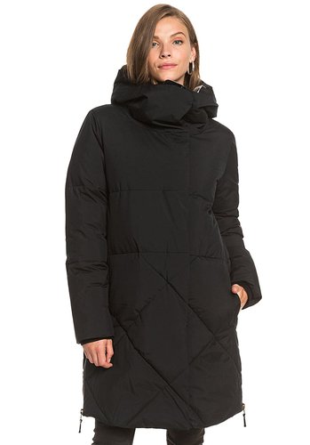 Roxy Abbie - Mantel für Damen - Schwarz