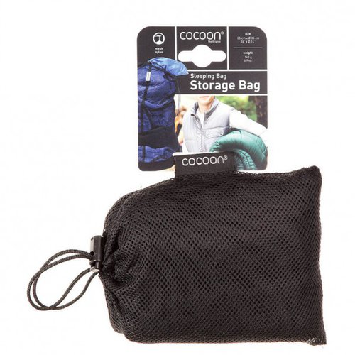 Cocoon Schlafsack-Aufbewahrungsbeutel Mesh Gr 85 / 35 cm schwarz