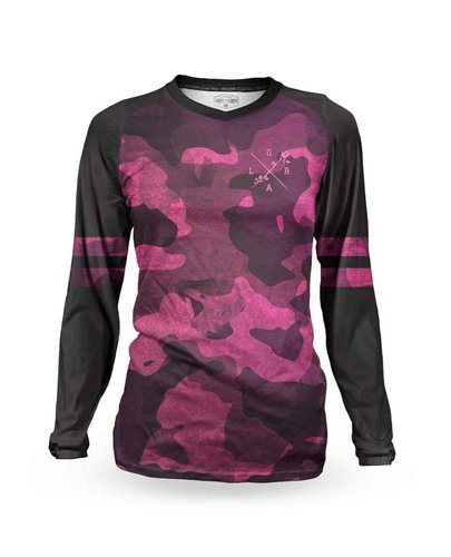 Loose Riders C/S Damen Longsleeve Trikot Varsity Wine M