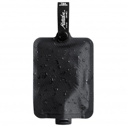 Matador Flatpak Toiletry Bottle 1Pk Gr 8 x 1 x 10 cm schwarz