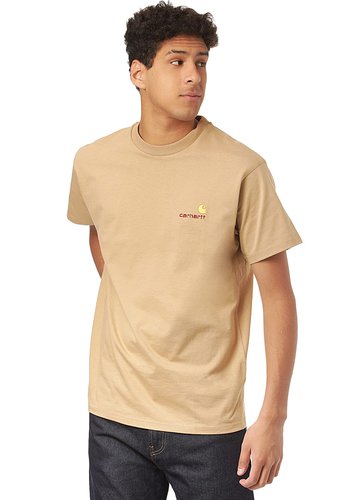 Carhartt WIP American Script T-Shirt für Herren Braun