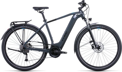 Cube Touring Hybrid ONE 400 grey´n´blue 50 cm / S