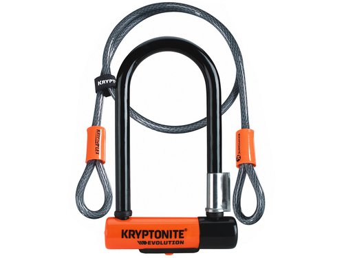 Kryptonite Evolution Mini 7 Bügelschloss mit Kryptoflex® Kabel