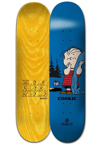 Element Peanuts Linus X 8.4 Skateboard - Blau
