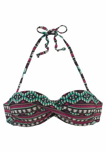 Lascana Bandeau-Bikini-Top »June«, in Wickeloptik