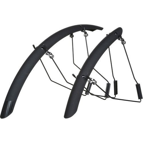 LifeLine Narrow Rennrad Schutzblech (Clip-On) - Schwarz}  - 38mm (18-25mm Tyres)}