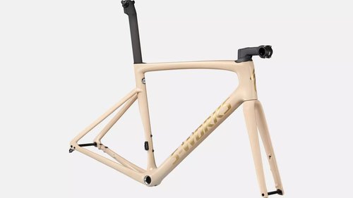 Specialized S-Works Tarmac SL7 Frameset Sand/Red/Gold Chameleon/Satin Brushed Gold Foil 2022 56