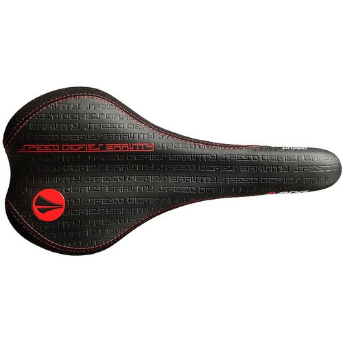 SDG Circuit MTN CrMo Sattel - Schwarz - Rot}  - 135mm Wide