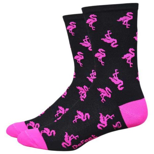 DeFeet Aireator 5 Socks Schwarz,Rosa EU 36-39 12 Frau