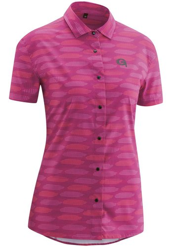 Gonso Damen-Bikebluse-1/2 Sunik carmineco allover 42