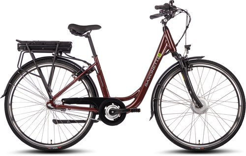 Saxonette E-Bike "Advanced Plus", 3 Gang, Shimano, SHIMANO Nexus, Frontmotor 250 W, (mit Akku-Ladegerät u. integr. Rahmenschloss), Pedelec, Elektrofahrrad für Damen u. Herren