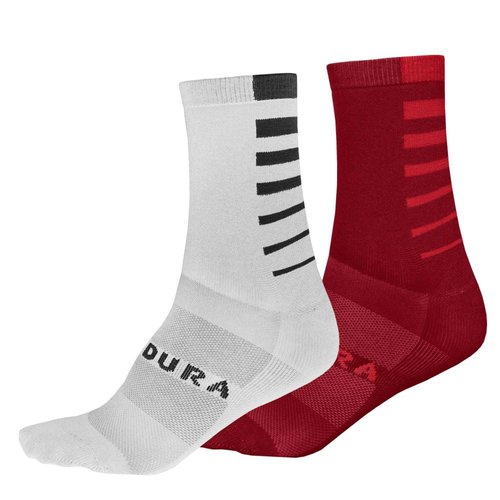 Endura Coolmax Stripe Socken (Doppelpack) L-XL